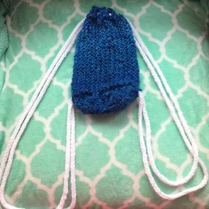 Mini yarn hand made backpack 🎒